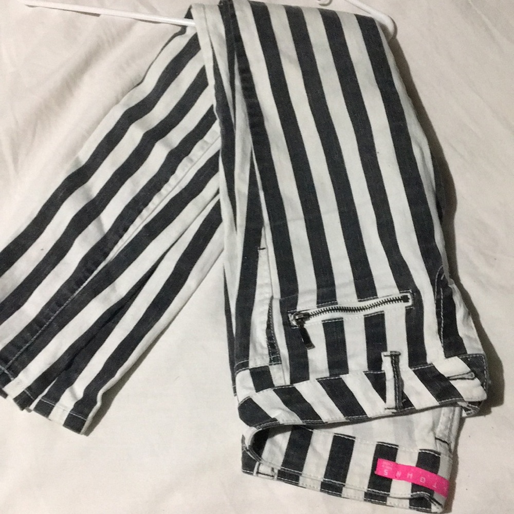 2 for 30 Stripe skinny jeans